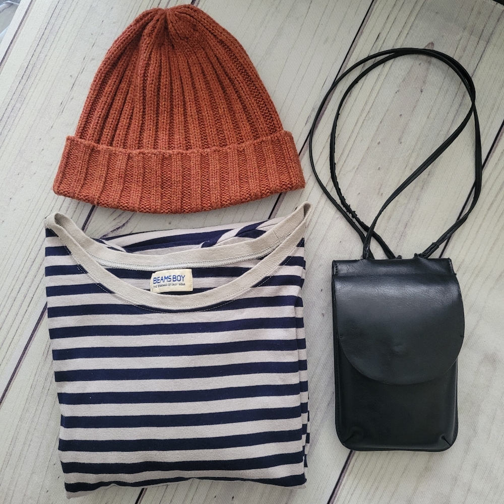 Drop Shoulder Striped Dress